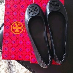 Tory Burch Minnie leatherballet flats Black size 9